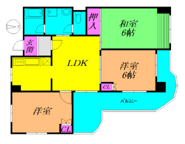 エスポワール住之江公園の間取り|エスポワール住之江公園　間取り