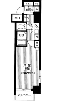 【間取り】 | スカイコート日本橋浜町第３ | 間取りです。