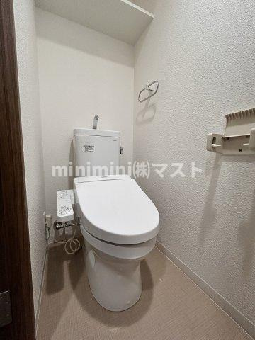 大阪市福島区福島３丁目の賃貸マンションのトイレ