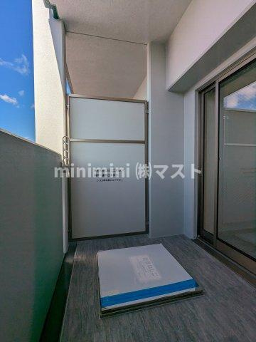 大阪市福島区大開１丁目の賃貸マンションのバルコニー