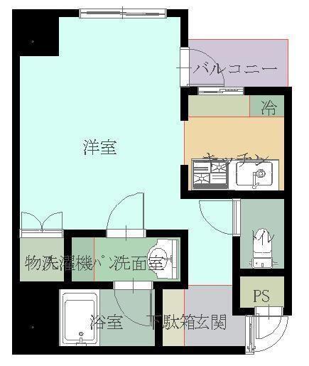 コーポ向島の間取り
