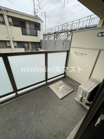 大阪市此花区春日出北２丁目の賃貸マンションのバルコニー