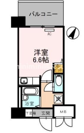 大阪市此花区春日出北２丁目の賃貸マンションの間取り