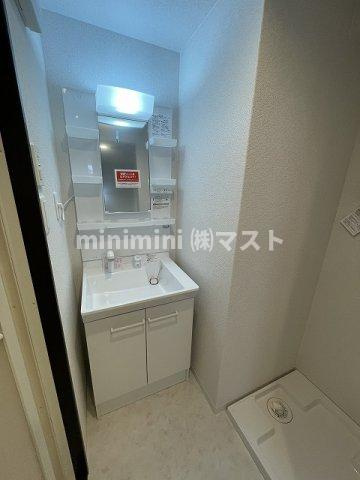 大阪市此花区梅香１丁目の賃貸マンションの洗面所