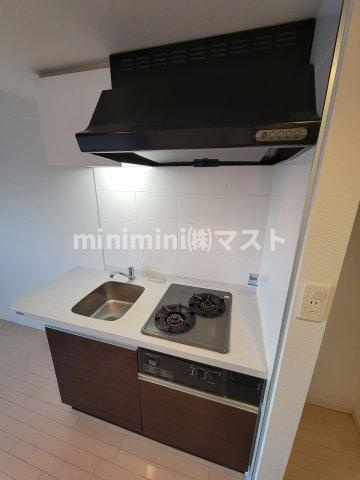大阪市此花区西九条３丁目の賃貸マンションのキッチン
