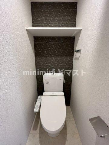 大阪市此花区西九条３丁目の賃貸マンションのトイレ