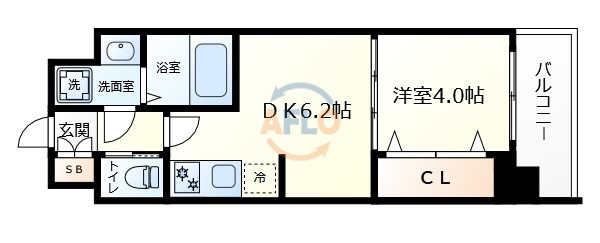 Alivis北梅田の間取り|Alivis北梅田　間取り