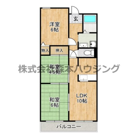 【間取り】 | 　コーポ小林
