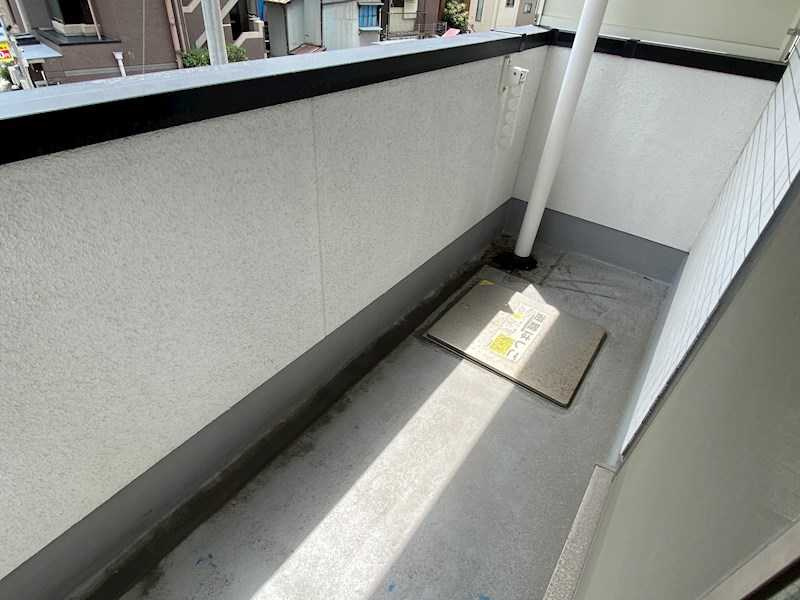 神戸市中央区下山手通８丁目の賃貸マンションのバルコニー