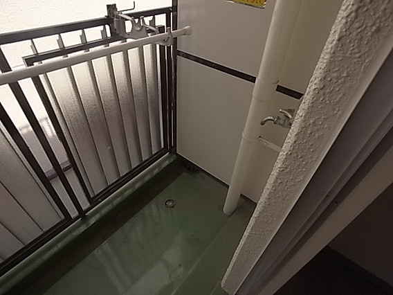 甲南六甲ハイムのバルコニー