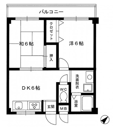 メゾンハーバーの間取り