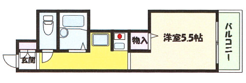 パレス六甲の間取り