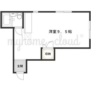 神戸市灘区篠原本町１丁目の賃貸マンションの間取り