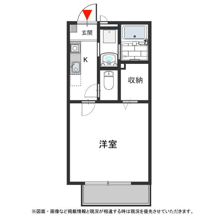 神戸市東灘区本山北町５丁目のアパートの間取り