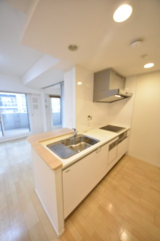 神戸市中央区栄町通６丁目の賃貸マンションのキッチン