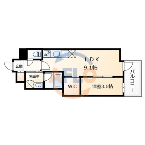 アーバネックス南森町EASTの間取り|アーバネックス南森町EAST　間取り