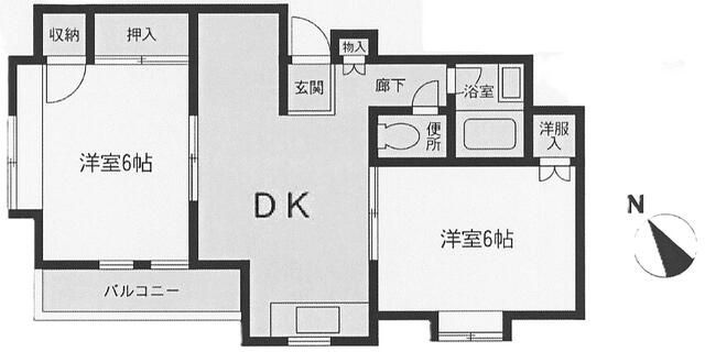 カーサ坂下の間取り