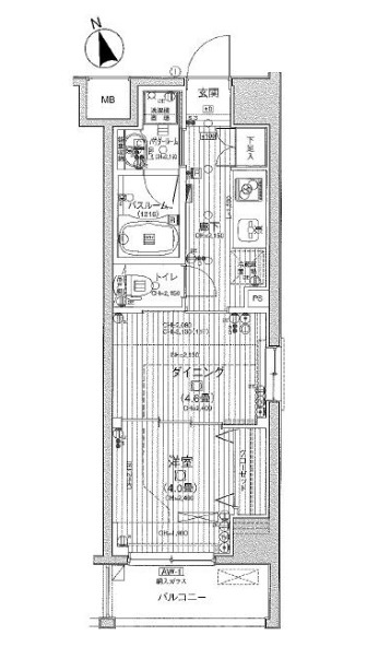 日神デュオステージ浅草Ⅱの間取り