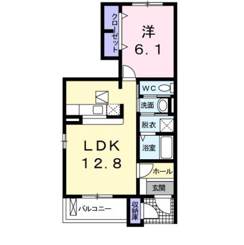 【間取り】 | ボヌールパレスⅡ