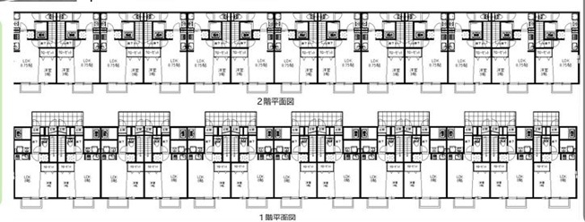 【間取り】 | カエツリアルフィールドD-roomAB
