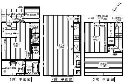 【間取り】 | Ｅｎａｌｅｅ　Ｂａｃｈ　Ｖｉｌｌａ