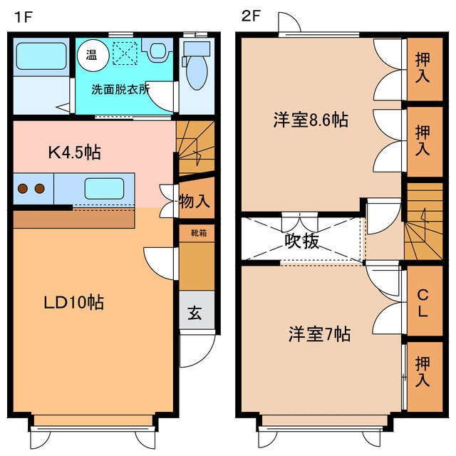 コーポトレンディⅠの間取り