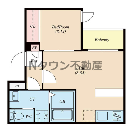 【間取り】 | fika栄生(フィーカサコウ) | 間取りです。