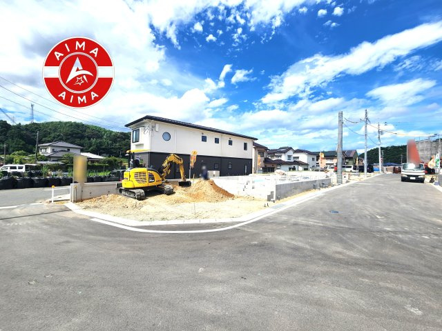 福津市畦町第1-4棟（1号棟）の外観|デザイン性のある外観です。