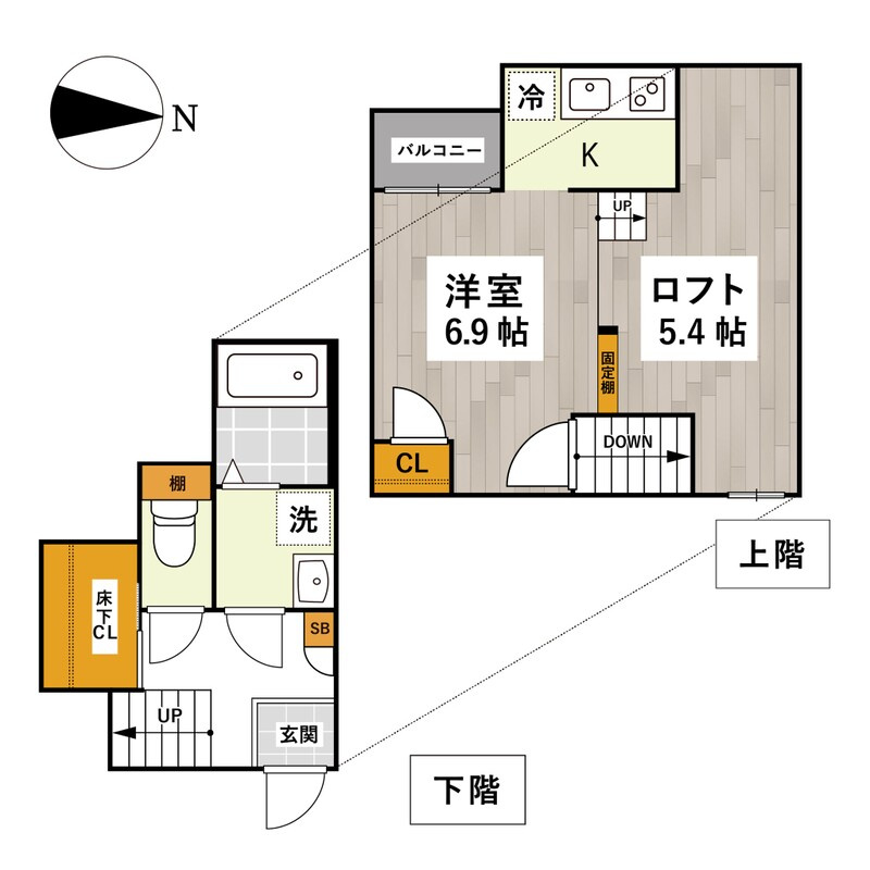 ADC津福の間取り