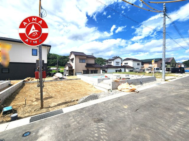 福津市畦町第1-4棟（2号棟）の外観|デザイン性のある外観です。
