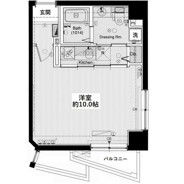 レアシス西日暮里の間取り|間取りです。