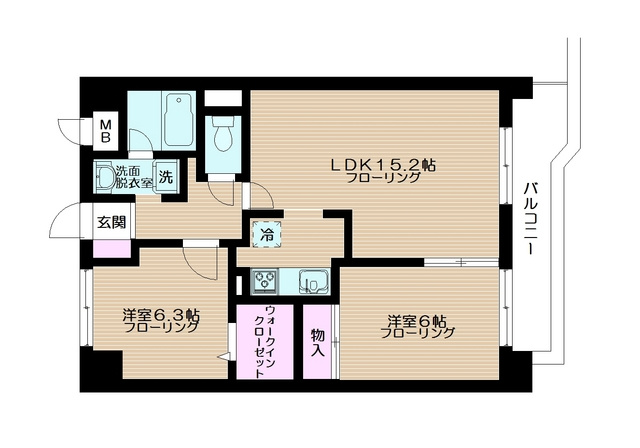 クレスト王子Ⅰ の間取り|間取りです。