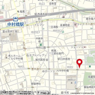【地図】 | ダイホープラザ中村橋