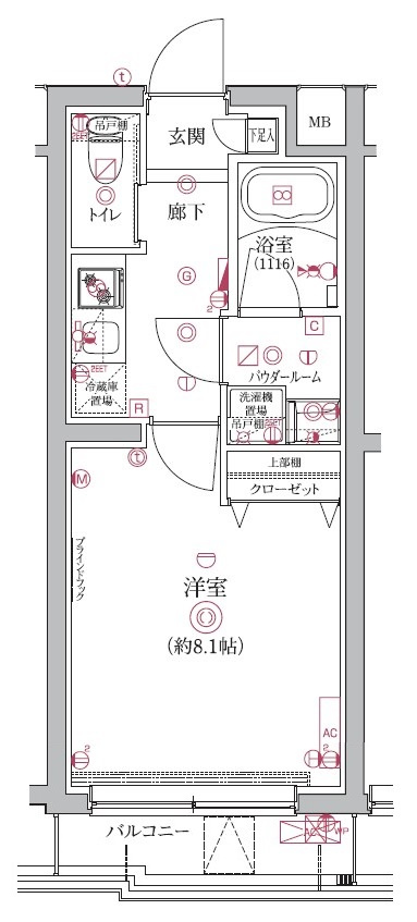 クオリタス護国寺の間取り