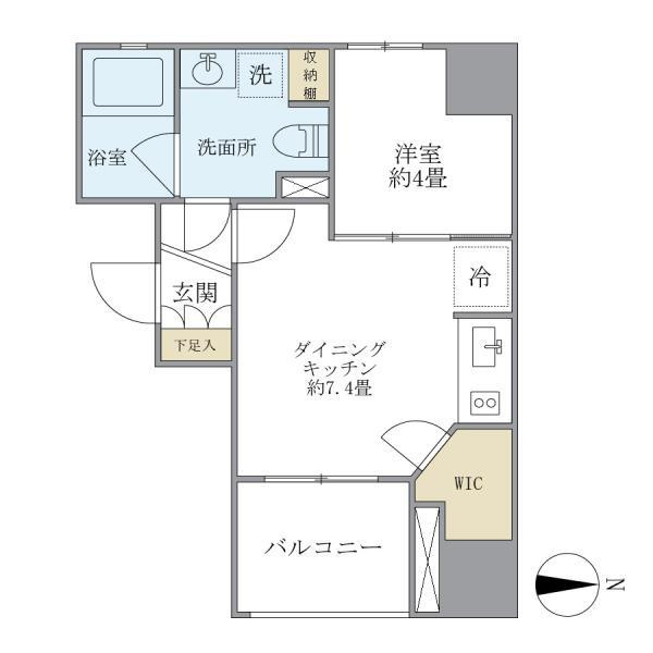 ＫＤＸレジデンス神田の間取り