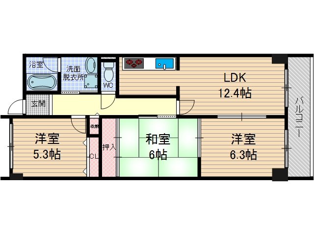 【間取り】 | イリス南茨木