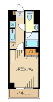 【間取り】 | 北新宿アーバンエクセレント | 間取りです。