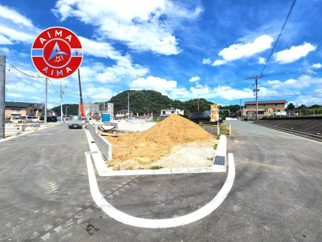福津市畦町第1-4棟（4号棟）の外観|デザイン性のある外観です。