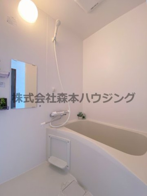 【浴室】 | 　門真市常盤町24テラスハウス | ゆったり過ごせるお風呂です