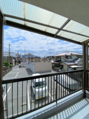 【展望】 | 　門真市常盤町24テラスハウス | 室内からの眺望です