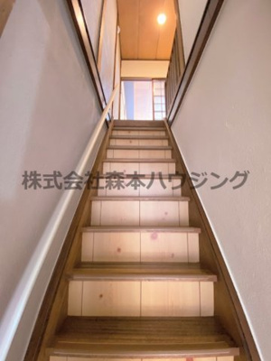 【内装】 | 　門真市常盤町24テラスハウス | 室内階段部分です