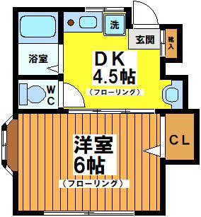 【間取り】 | エスポワール浜田山