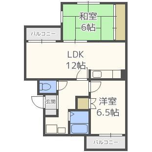 【間取り】 | サニーパーク松川