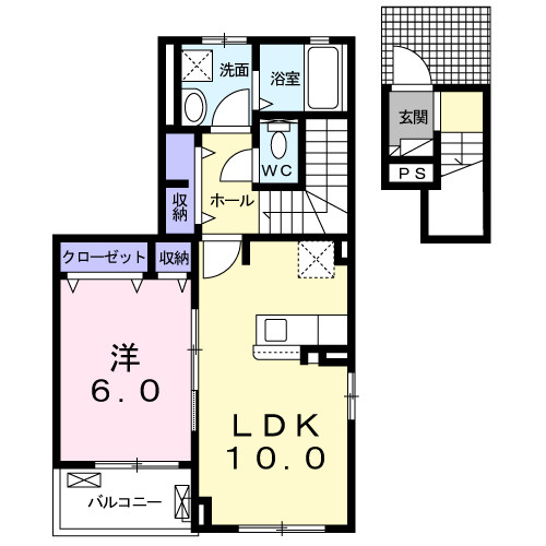 ひまわりの間取り|間取図