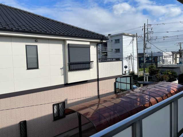松戸市胡録台のアパートの展望