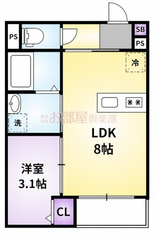 フィーリックス御井町の間取り