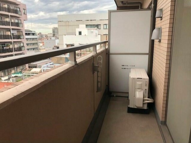 アーバンフォート住吉のバルコニー