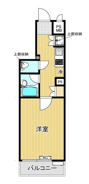 ルーブル多摩川伍番館の間取り|間取りです。