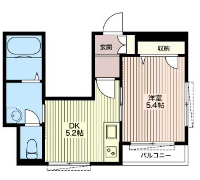 カーサカイラス　南東角部屋　高遮音床システム採用　シャーメゾンの間取り