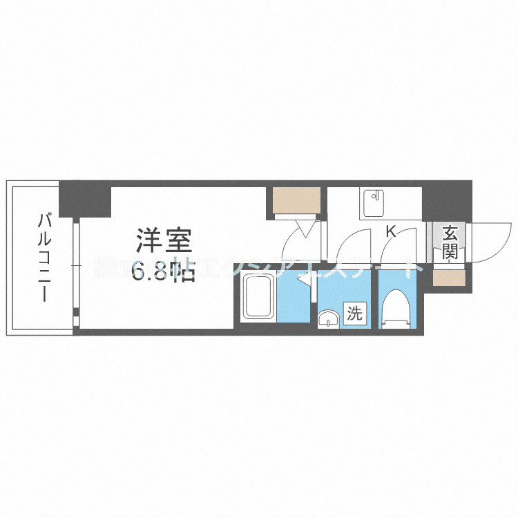 エスリード大阪上本町ブランシュの間取り